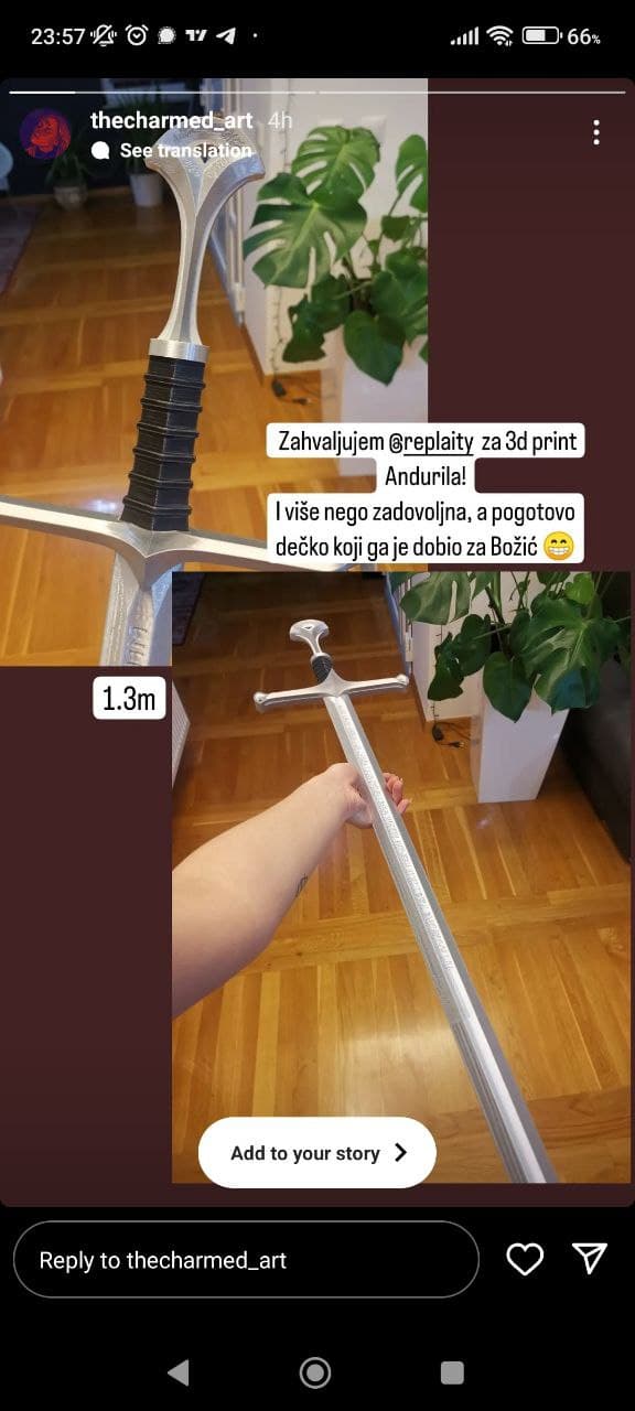 Mač iz gospodara prstenova